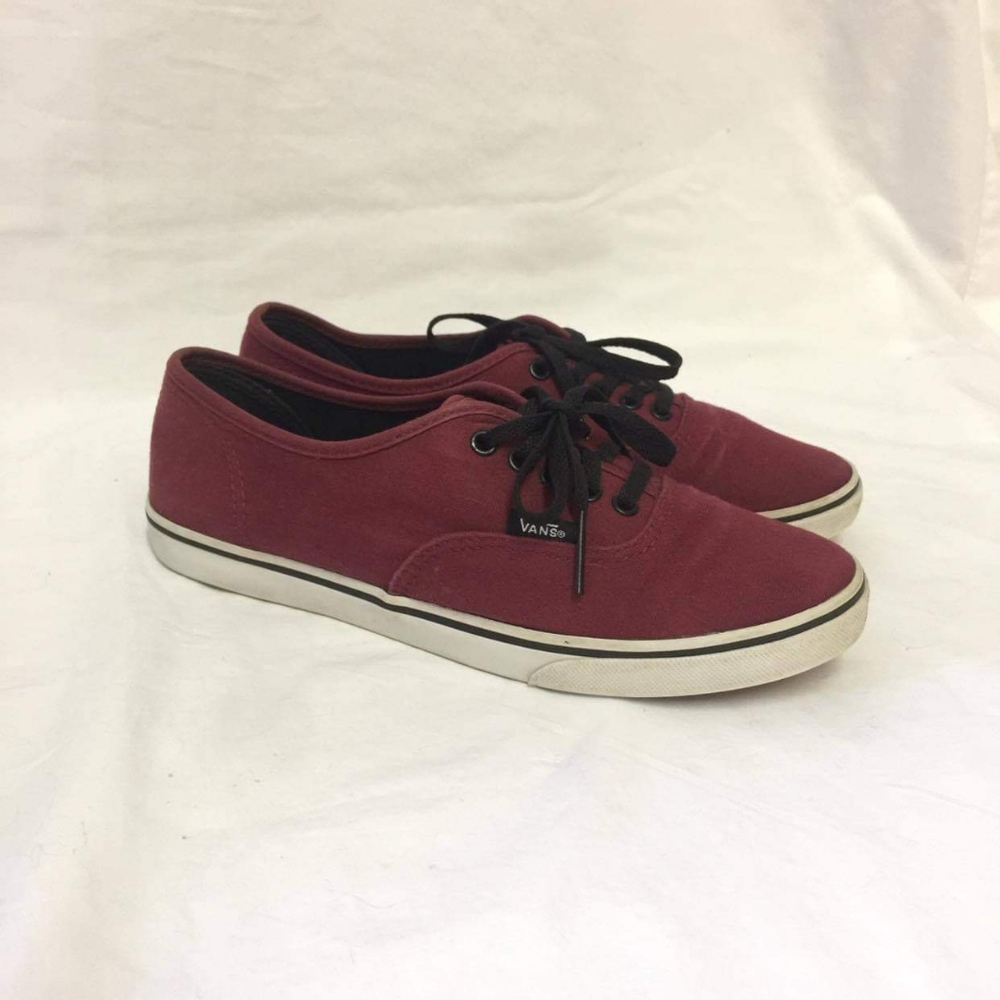 Burgundy Vans